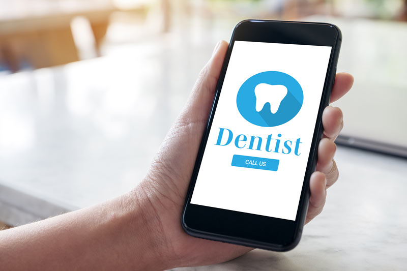 Dental Services on mobile phone